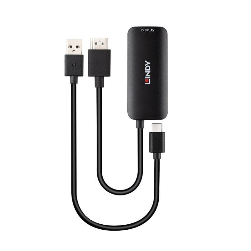 Lindy Convertidor Hdmi A Usb Typ C Con Usb Mromversorgung