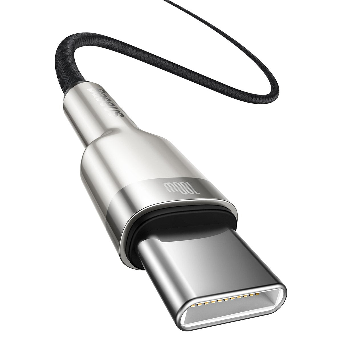 Cable Usb-C A Usb-C Baseus Cafule 100w 1m (Negro)  Catjk-C01
