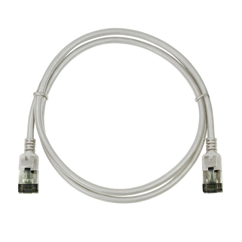 Logilink Patchkabel Cat6a Stp Tpe Slimline Grau 2,0m