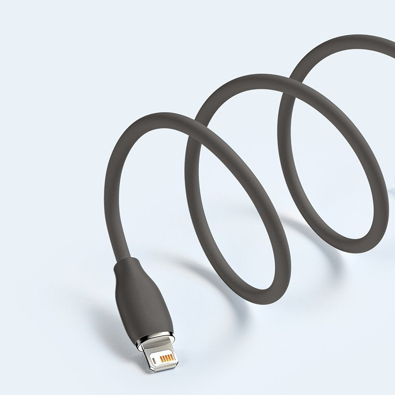 Kabel Usb Do Lightning Baseus Jelly, 2,4a 2m (Czarny)
