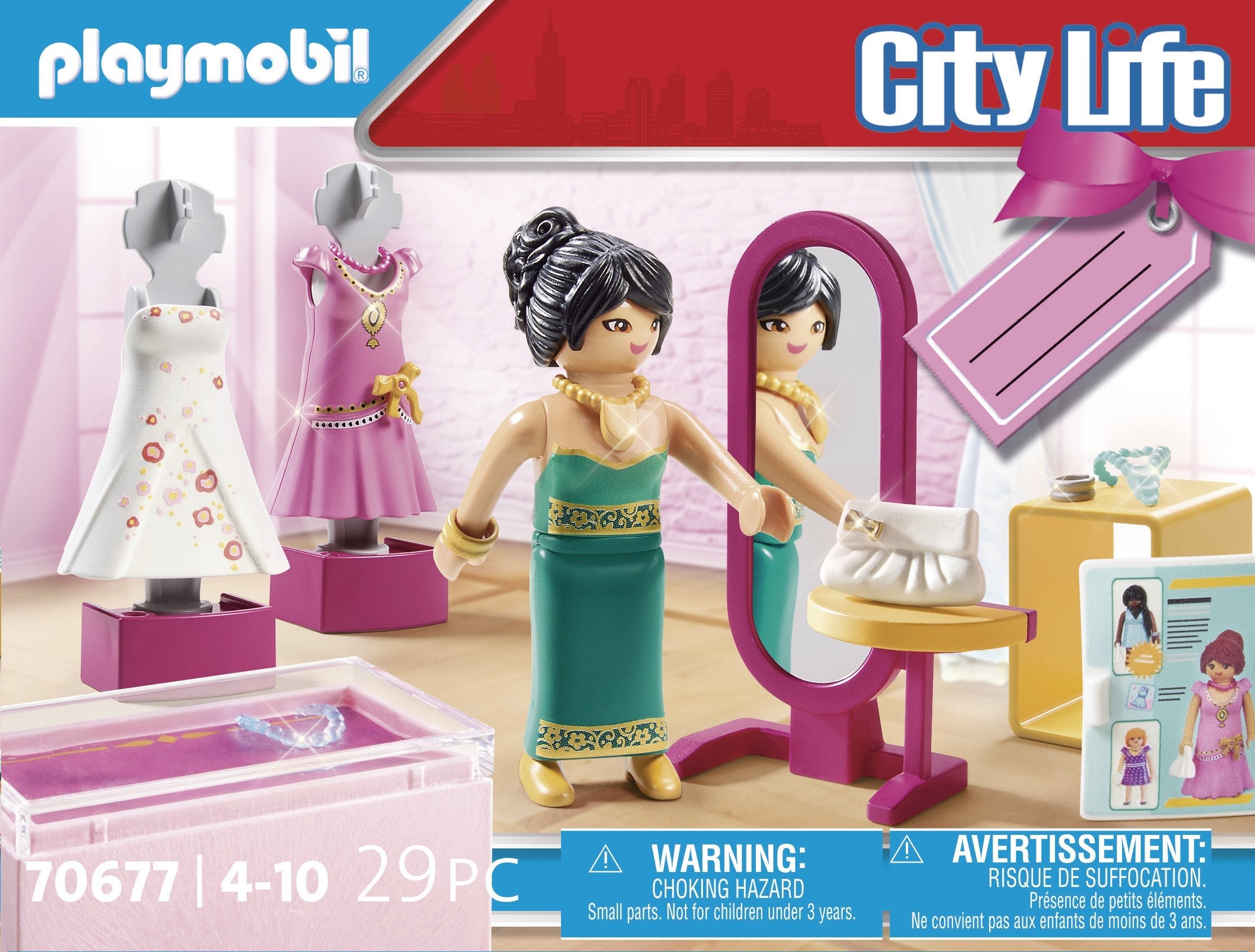 Playmobil 70677 Estuche De Regalo "Boutique De Moda Festiva"