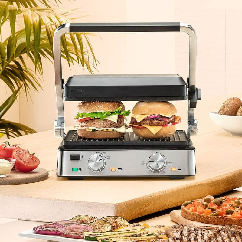 Grill Braun Cg7020 2000w Negro. Inox