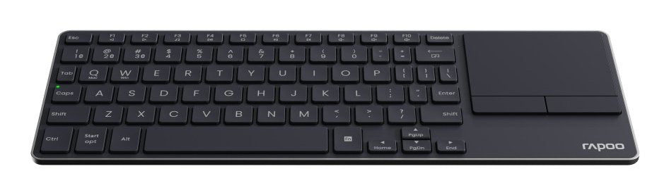 Rapoo E2810m Inalámbrico Ultraflache Multimedia Teclado Con Touchpad Qwertz - Teclado - Qwertz