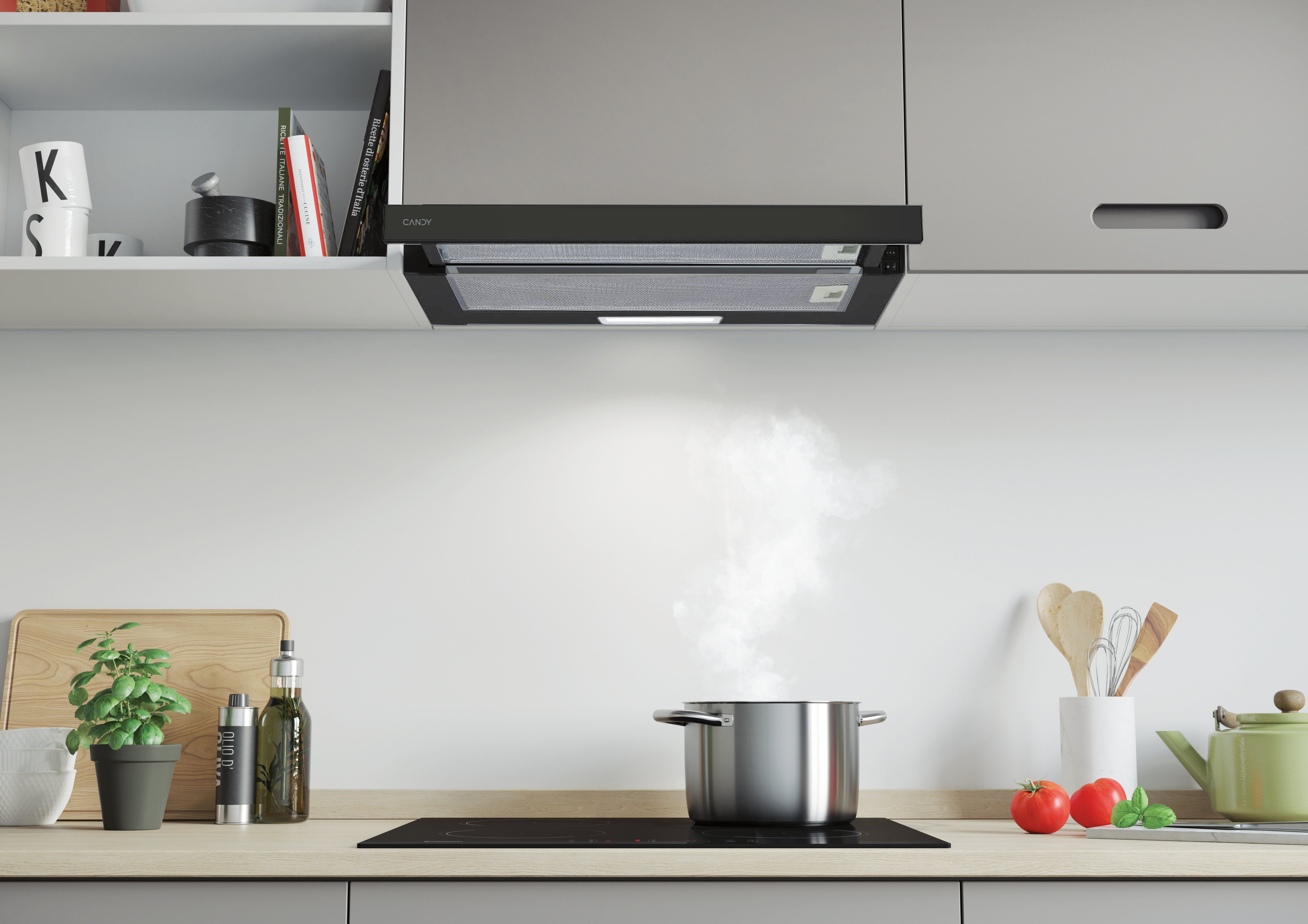 EAN 8059019088570 - Candy CBT60RBG Encastrada Negro 396,2 m³/h imagen 6