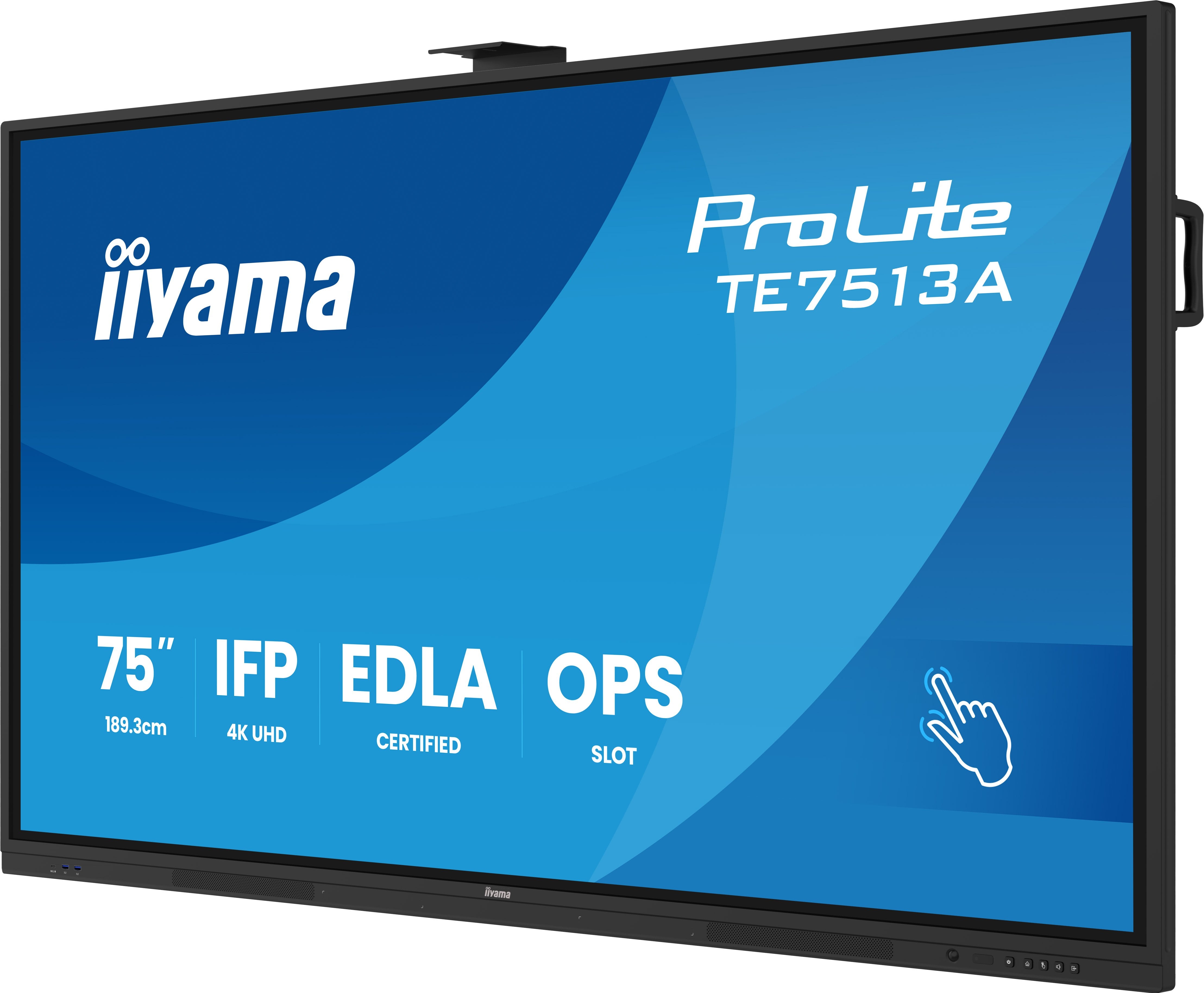 EAN 4948570128129 - iiyama TE7513A-B3AG pantalla de señalización Panel plano interactivo 190,5 cm (75") LCD Wifi 500 cd / m²  imagen 7