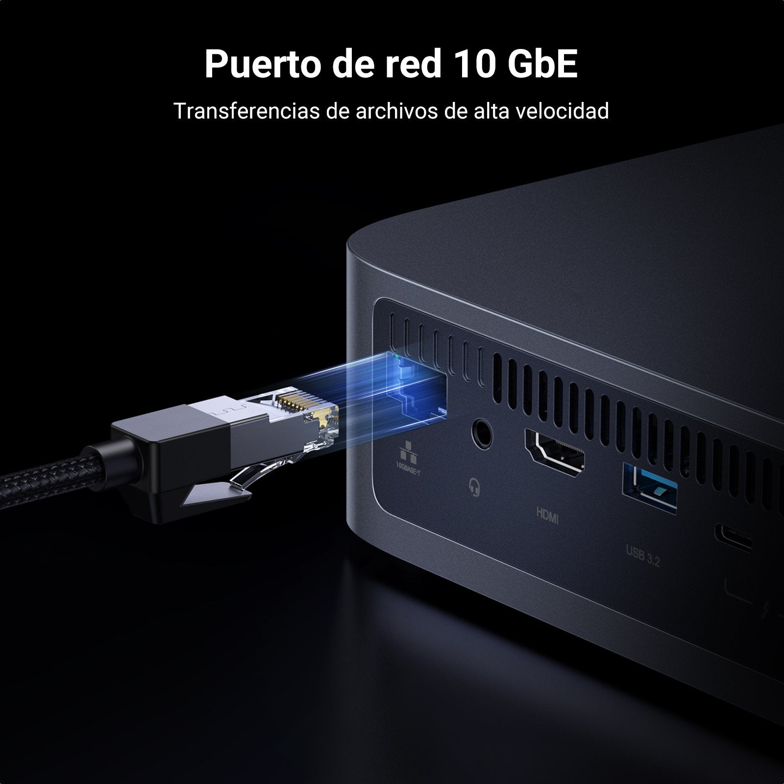 EAN 6941876267484 - Ugreen DXP480T Plus NAS Escritorio Intel® Core™ i5 8 GB DDR5 Gris imagen 6