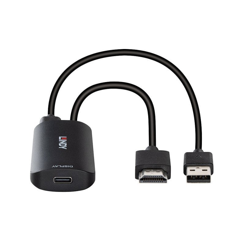 Lindy Convertidor Hdmi A Usb Typ C Con Usb Mromversorgung