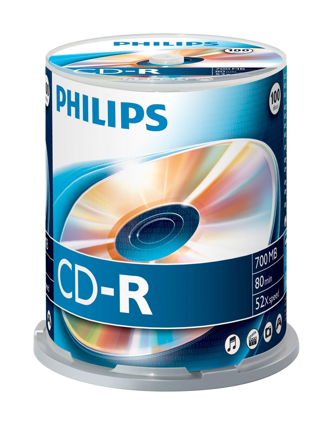 Philips Cd-R 700mb  100pcs Spindel 52x