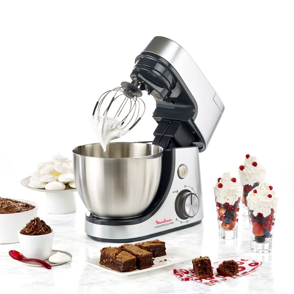 Moulinex Masterchef Gourmet Stand Mixer 4,6l  Silver