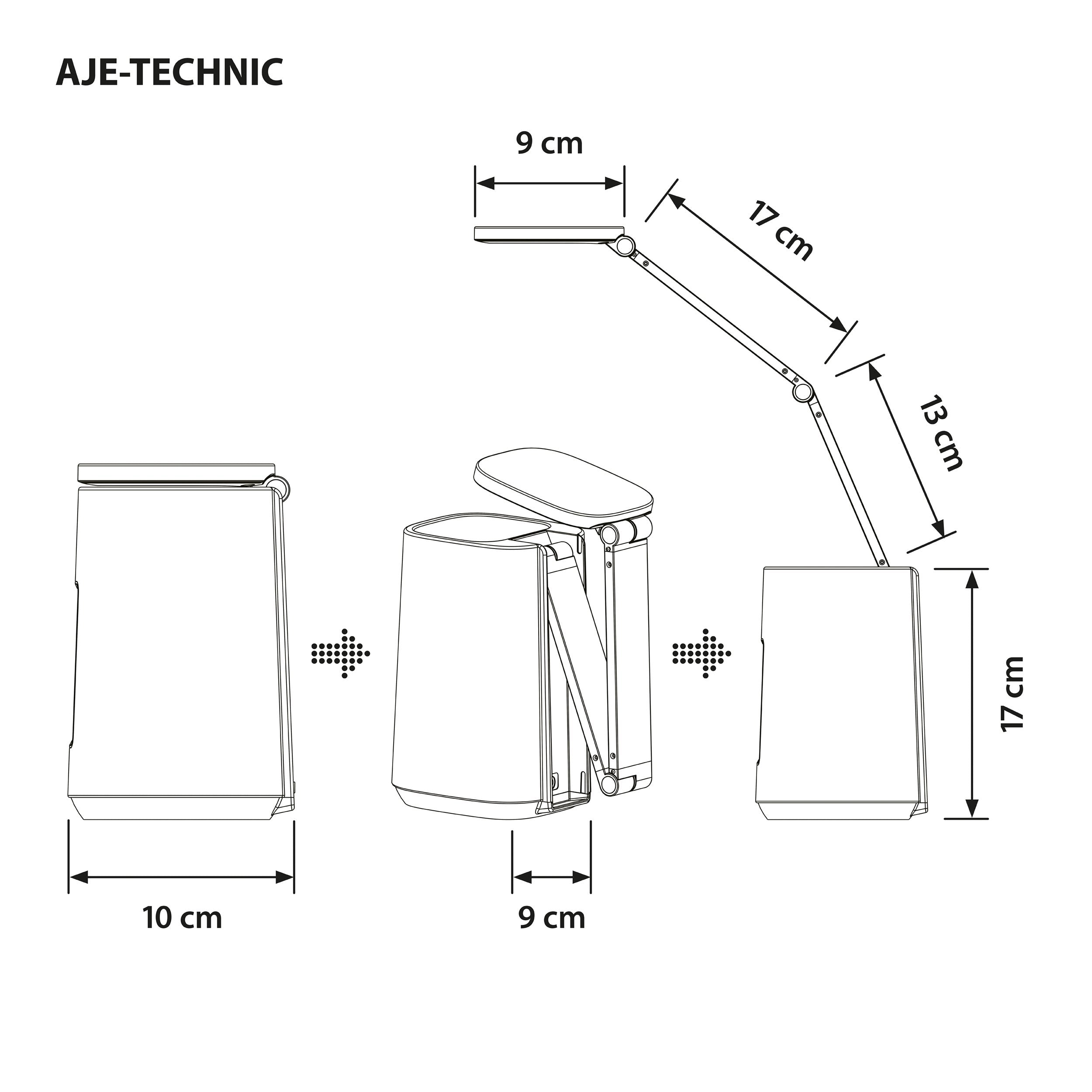 Lámpara De Escritorio Activejet Aje-Technic Led Desk Lamp With Display White