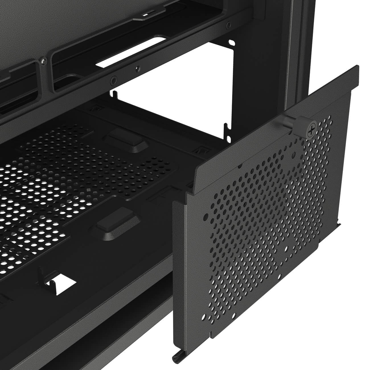 Caja Pc Cougar Semitorre Fv270 Rgb Negro