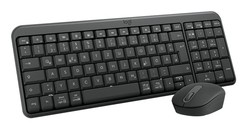 Logitech Mk250 Wireless Keyboard And Mouse Graphite (De)