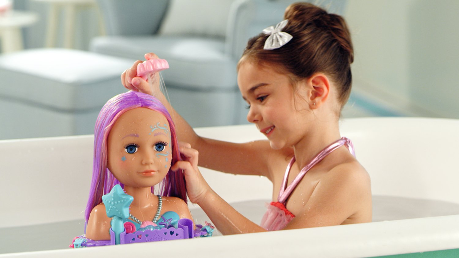 EAN 4001167830550 - BABY born Sister Styling Mermaid Head Muñeca de baño Multicolor imagen 16