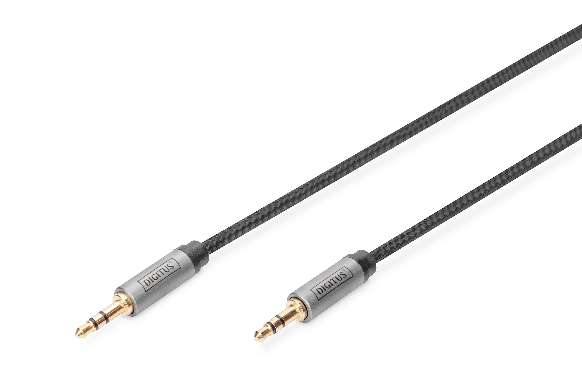 EAN 4016032481263 - Digitus DB-510110-010-S cable de audio 1 m 3,5mm Negro imagen 1