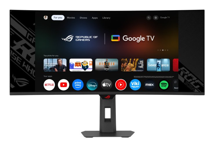 Asus Rog Strix Qd-Oled Xg34wcdmtg, Monitor Gaming 86,4 Cm (34 Pulgadas), Negro, Wqhd, Curvo, Dp, Hdmi, Google Tv, Hdr, Panel 240hz 90lm0b10-B02171