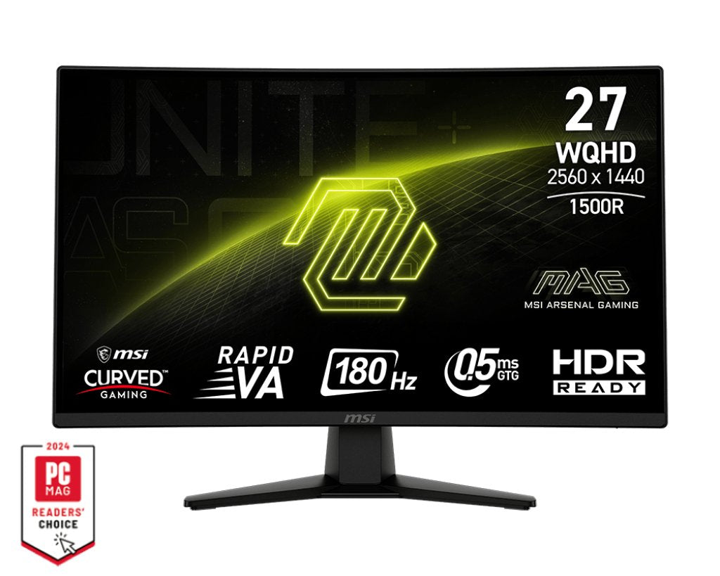 EAN 4711377235143 - MSI MAG 274CQF pantalla para PC 68,6 cm (27") 2560 x 1440 Pixeles Wide Quad HD Negro imagen 1