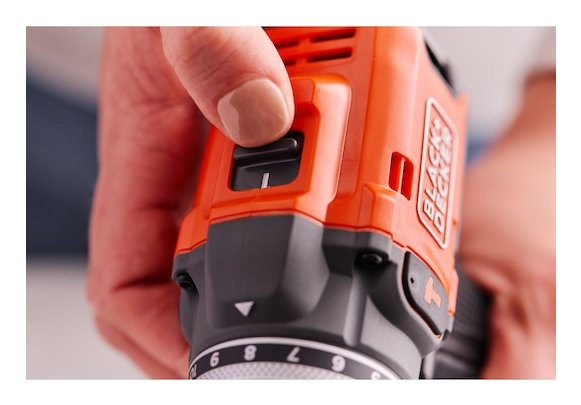 Black & Decker Bld683xn-Xj Taladro 1800 Rpm 1 Kg Negro, Naranja