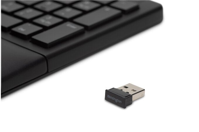 Teclado Inglés Kensington Pro Fit Ergo Rf Wireless + Bluetooth Qwerty Ee. Uu. Negro