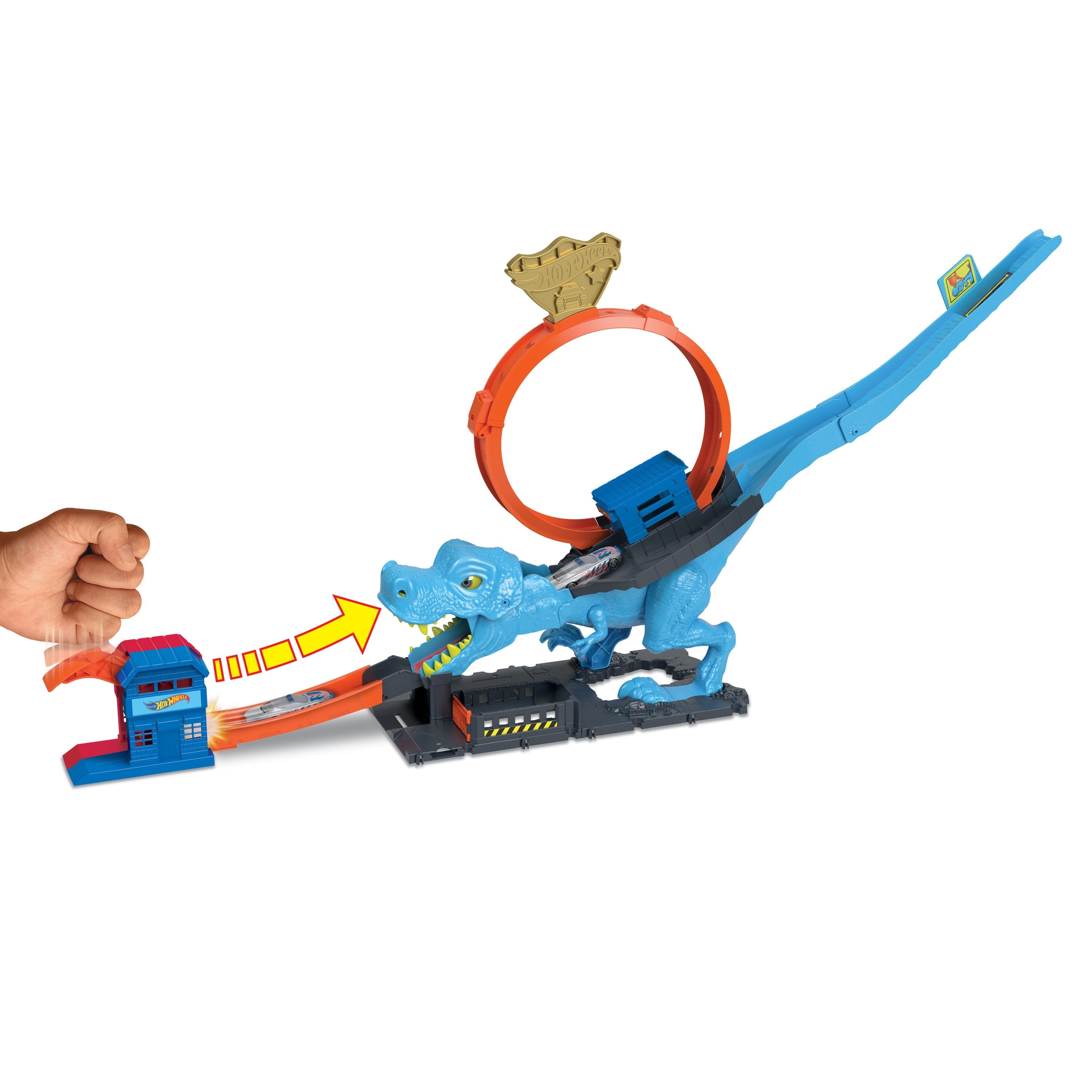 Pista Mordida De T-Rex Hot Wheels