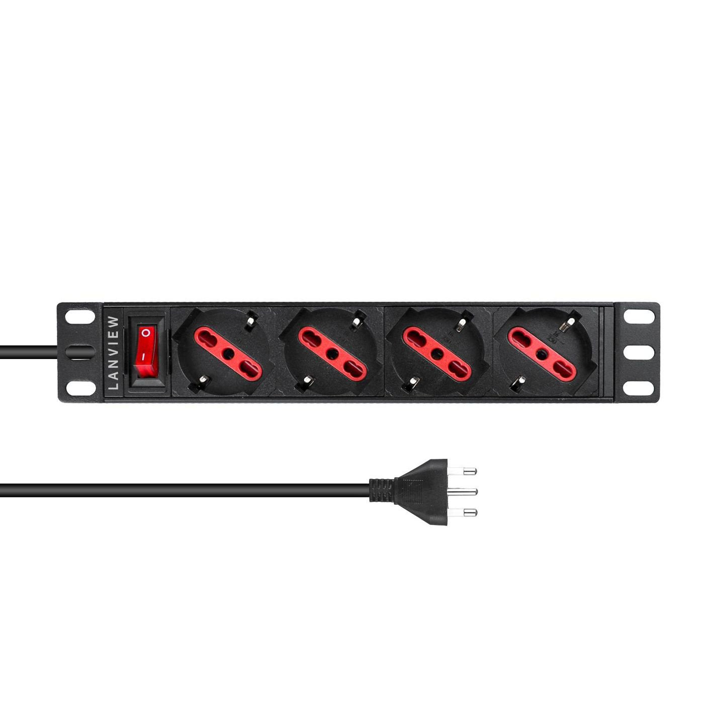 Lanview Lvr-2mit-Sw-It4 Unidad De Distribución De Energía [Pdu] 1u Negro