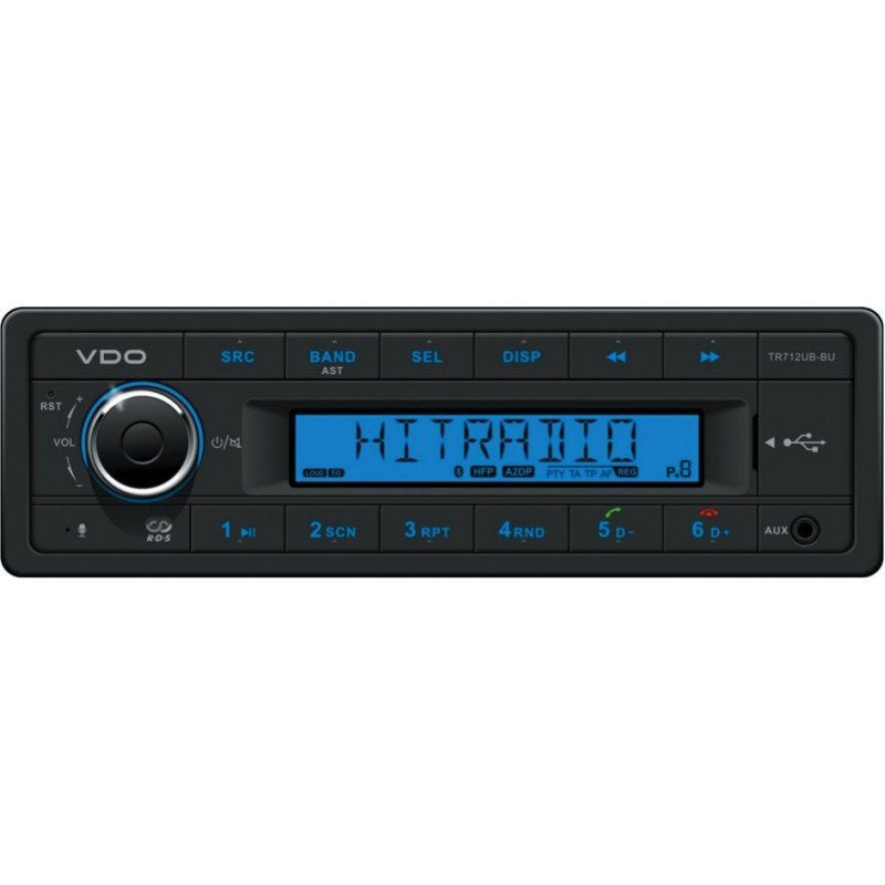 EAN 4103590671349 - VDO TR712UB-BU receptor multimedia para coche Negro 41 W Bluetooth imagen 1