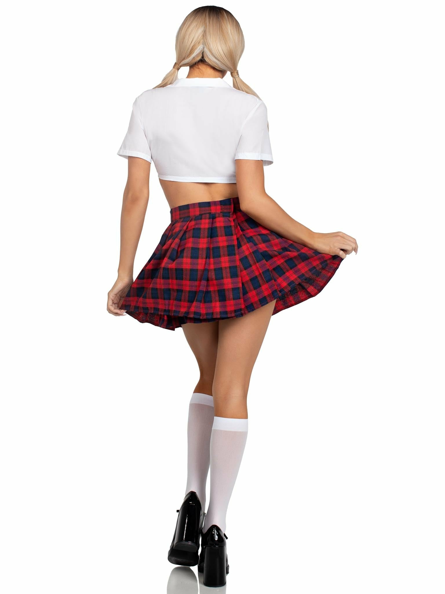 Leg Avenue - Disfraz Colegiala Clásico Rojo S/M