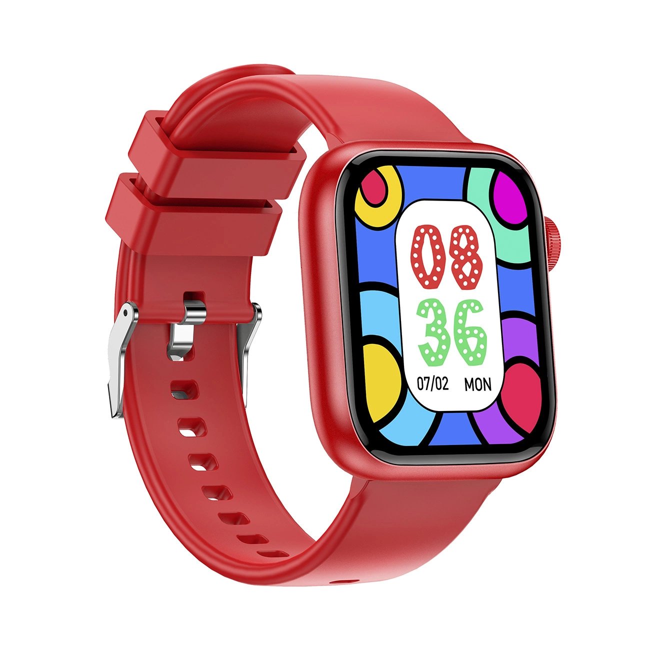 Smartwatch Forever Igo Watch 3 Jw-500 Notificaciones Frecuencia Cardíaca Rojo