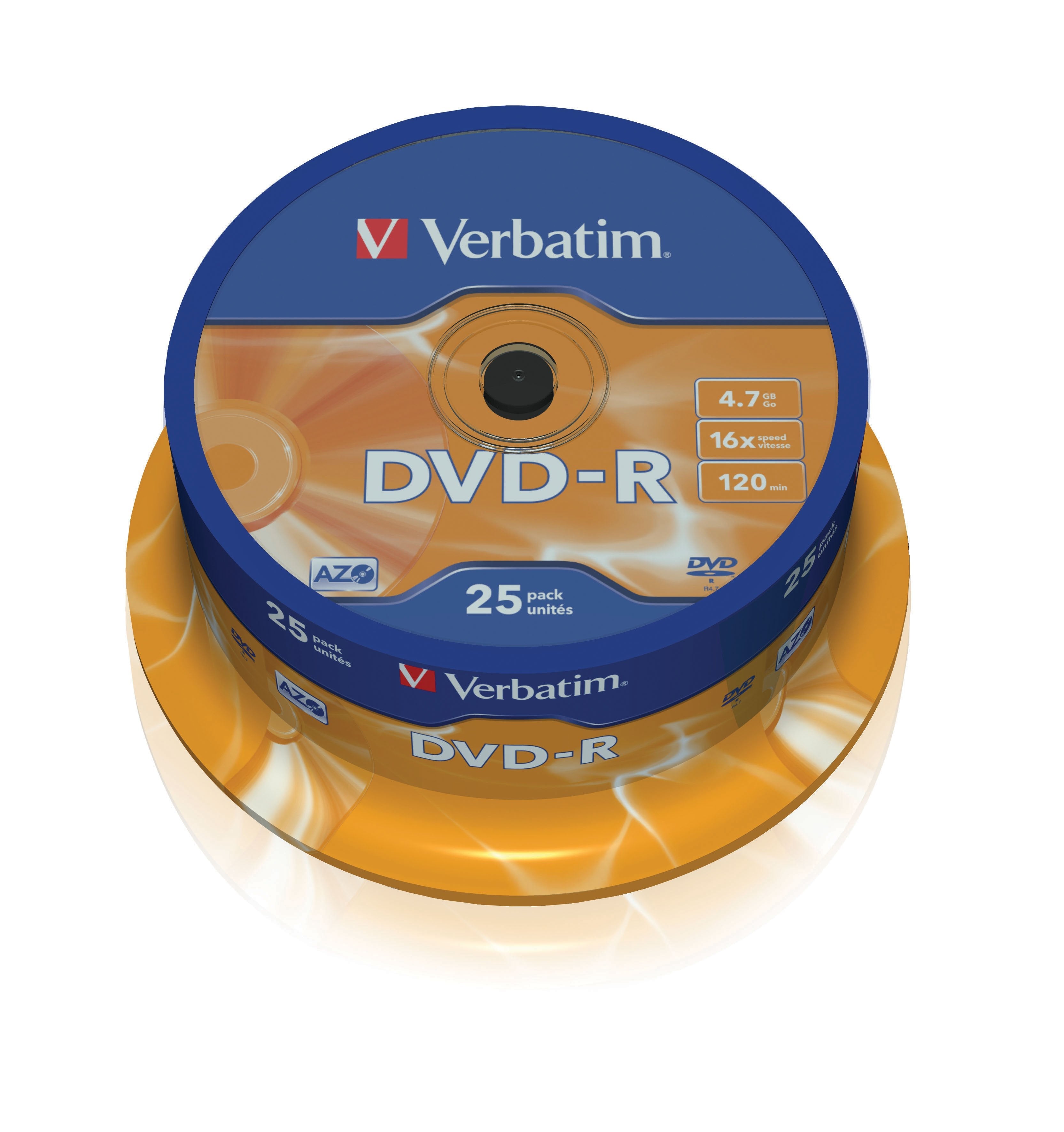 Verbatim Dvd-R 4.7gb 16x Tarrina 25 43522 (8)