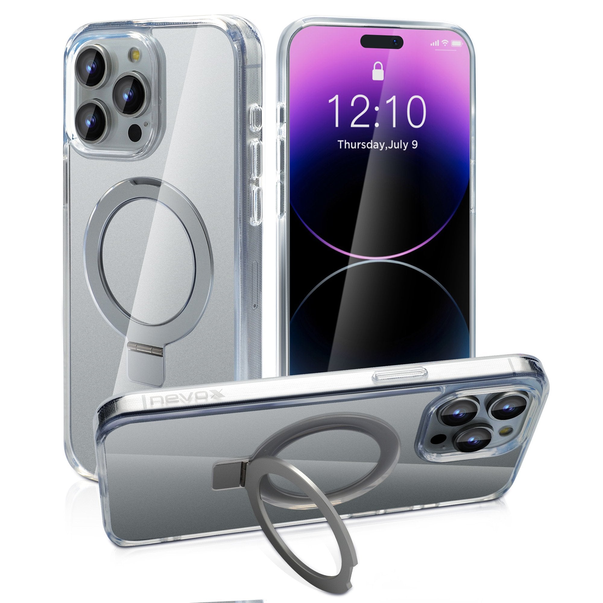 Nevox Styleshell Shockflex Stand Iphone 15 Pro Max Trans