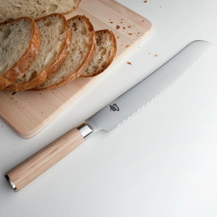 Cuchillo Pan Blanco Kai Shun 23 Cm