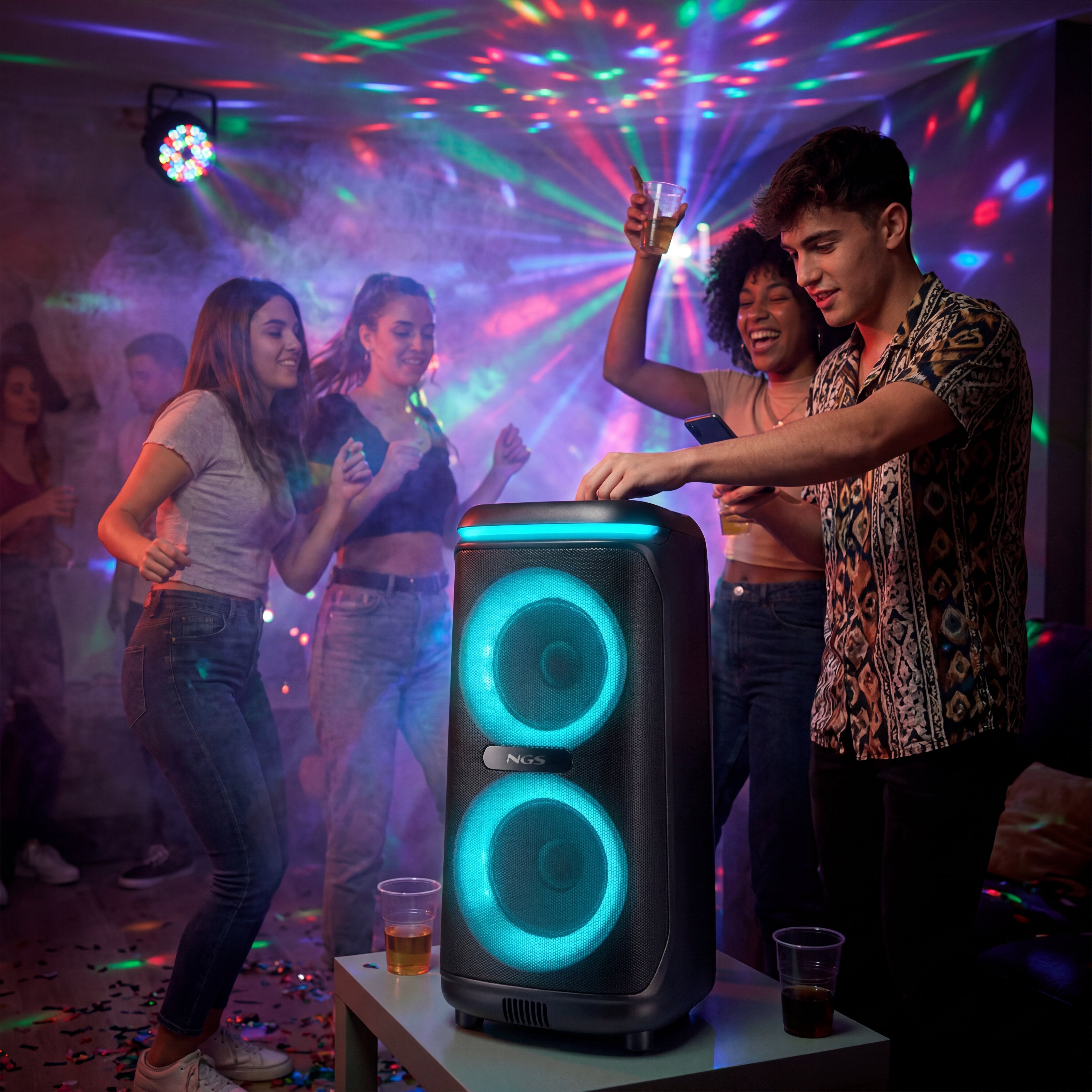 Ngs Altavoz Portátil Wildrip 400w Compatible C