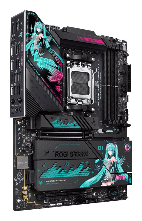 Asus Rog Strix X870e-H Gaming Hatsune Miku Edition (Negro) 90mb1ma0-M0eay0