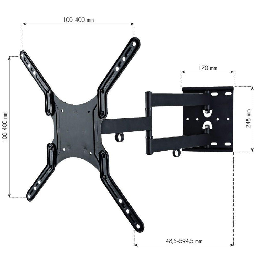 EAN 8057685308893 - Techly ICA-PLB 136M soporte para TV 139,7 cm (55") Negro imagen 4