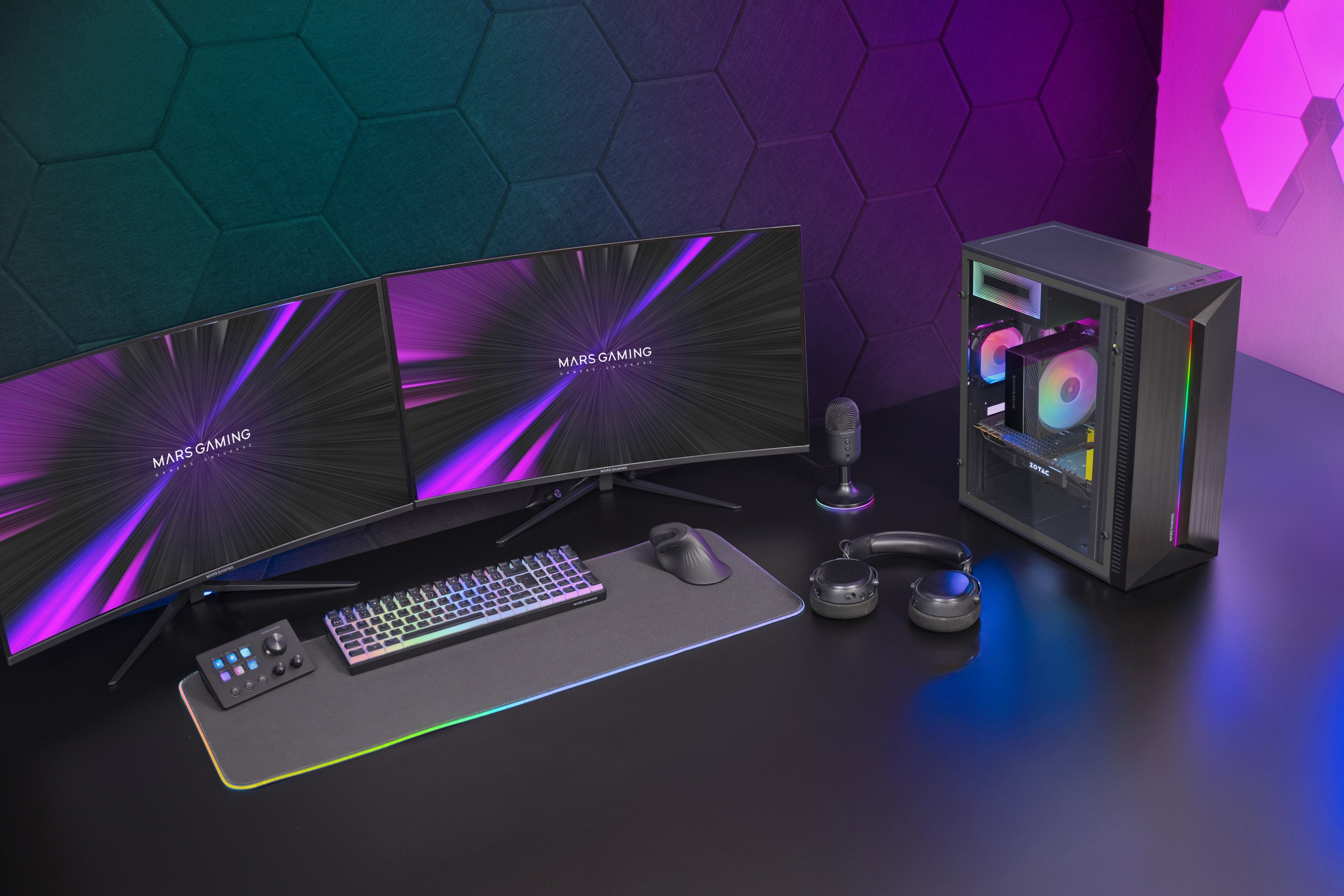 Caja Gaming Semitorre Mars Gaming Mc-Blaze