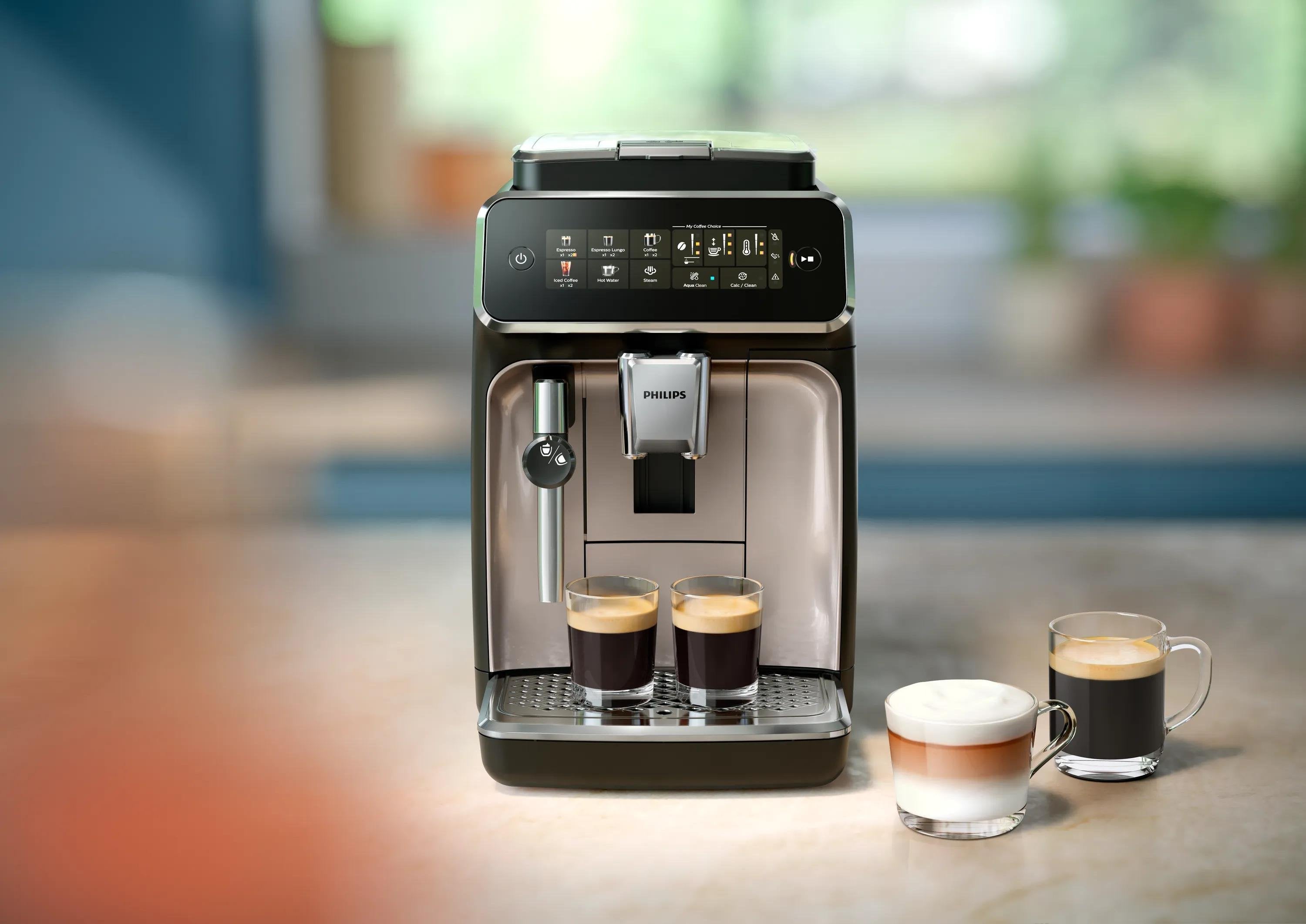 Philips Series 3300 Fully Automatic Espresso Machine Ep3326 90, Negro Chrome