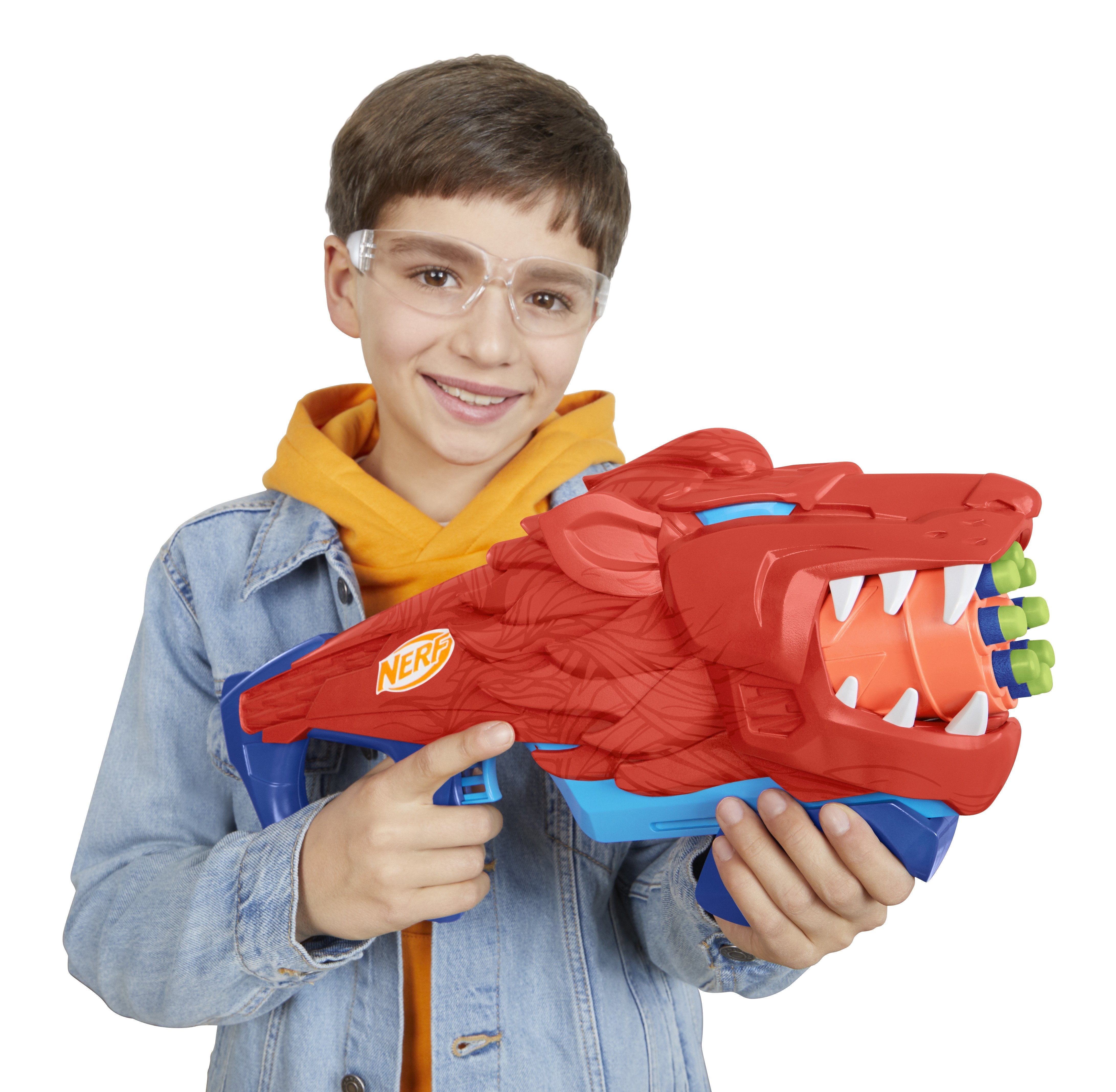Hasbro Nerf Junior Wild Lionfury, Pistola Nerf F8646eu4