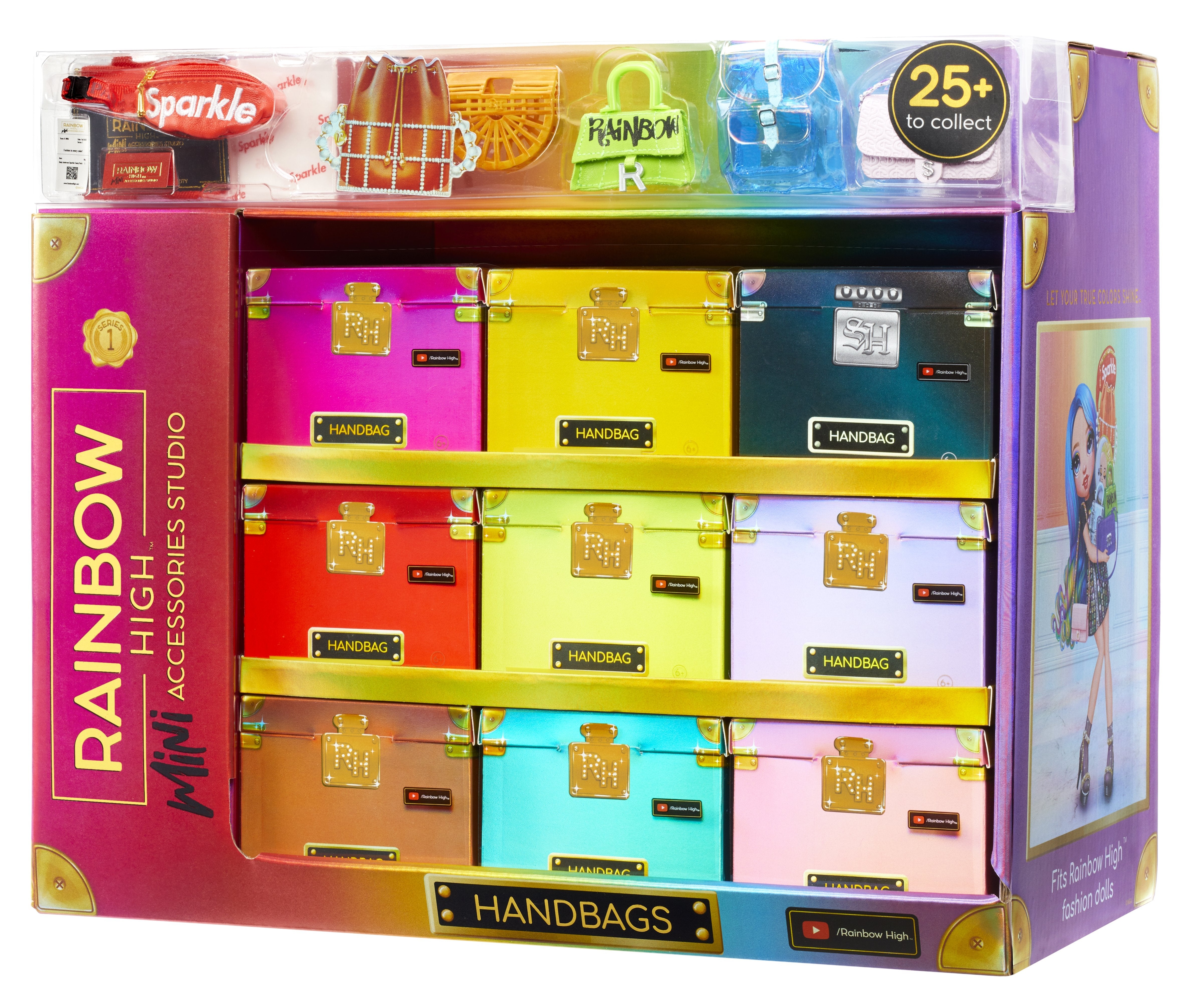 EAN 0035051586067 - Rainbow High Accessories Studio Series 1, H Assortment in PDQ Bolso de muñecas imagen 26