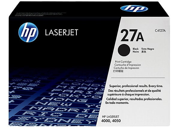 EAN 0088698192771 - HP 27X cartucho de tóner 1 pieza(s) Original Negro imagen 1