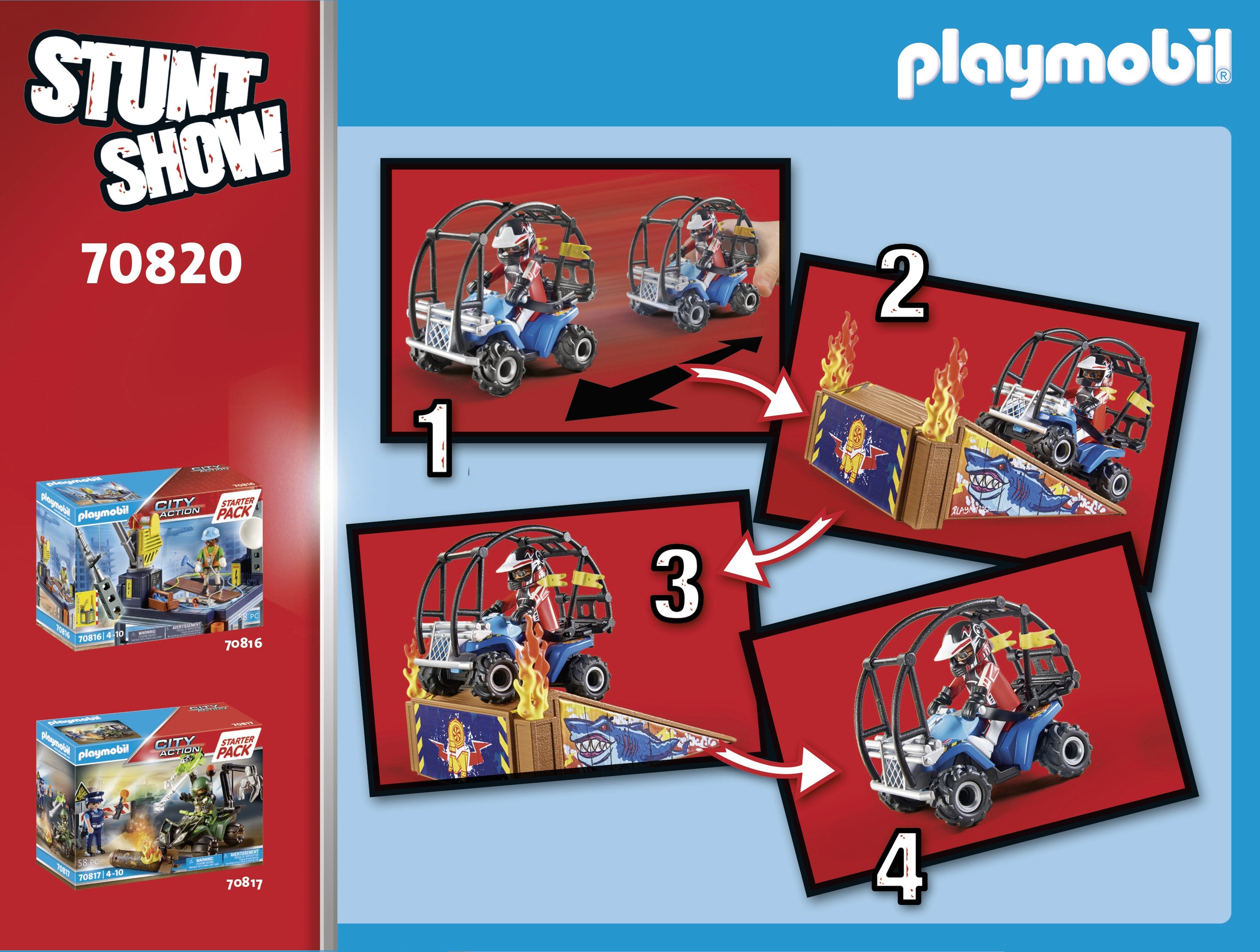 EAN 4008789708205 - Playmobil Stuntshow 70820 set de juguetes imagen 3