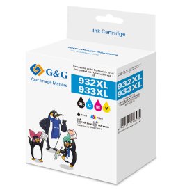 G&G 4 Xl-Cartuchon Compatible Con Hp 932 933xl C2p42ae