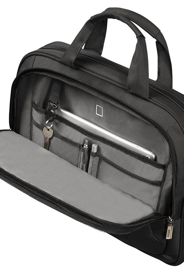 American Tourister Maletín At Work Para Portátil De 15,6" Compartimento Para Tablet De 10,1" 120x415x320 Mm Negro