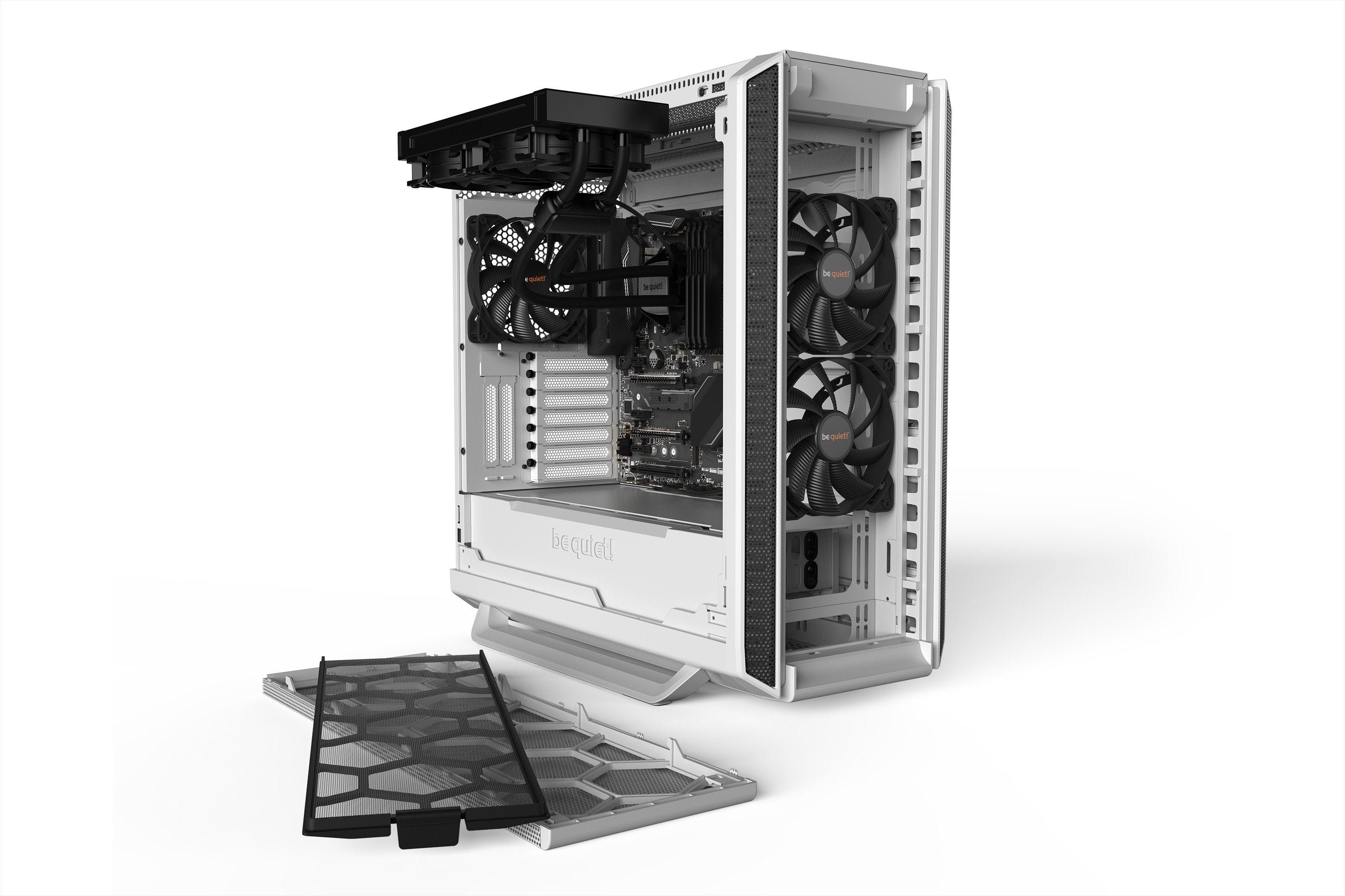 Caja Pc Be Quiet! Silent Base 802 Window  3 Ventiladores 140mm/Lateral Cristal/Insonorizada Bgw40
