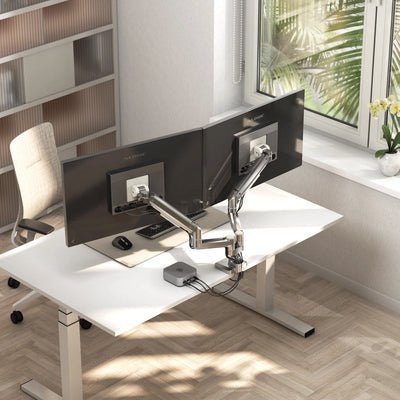 Alogic Flux Dual Flexible Monitor Arms For Two 17-35