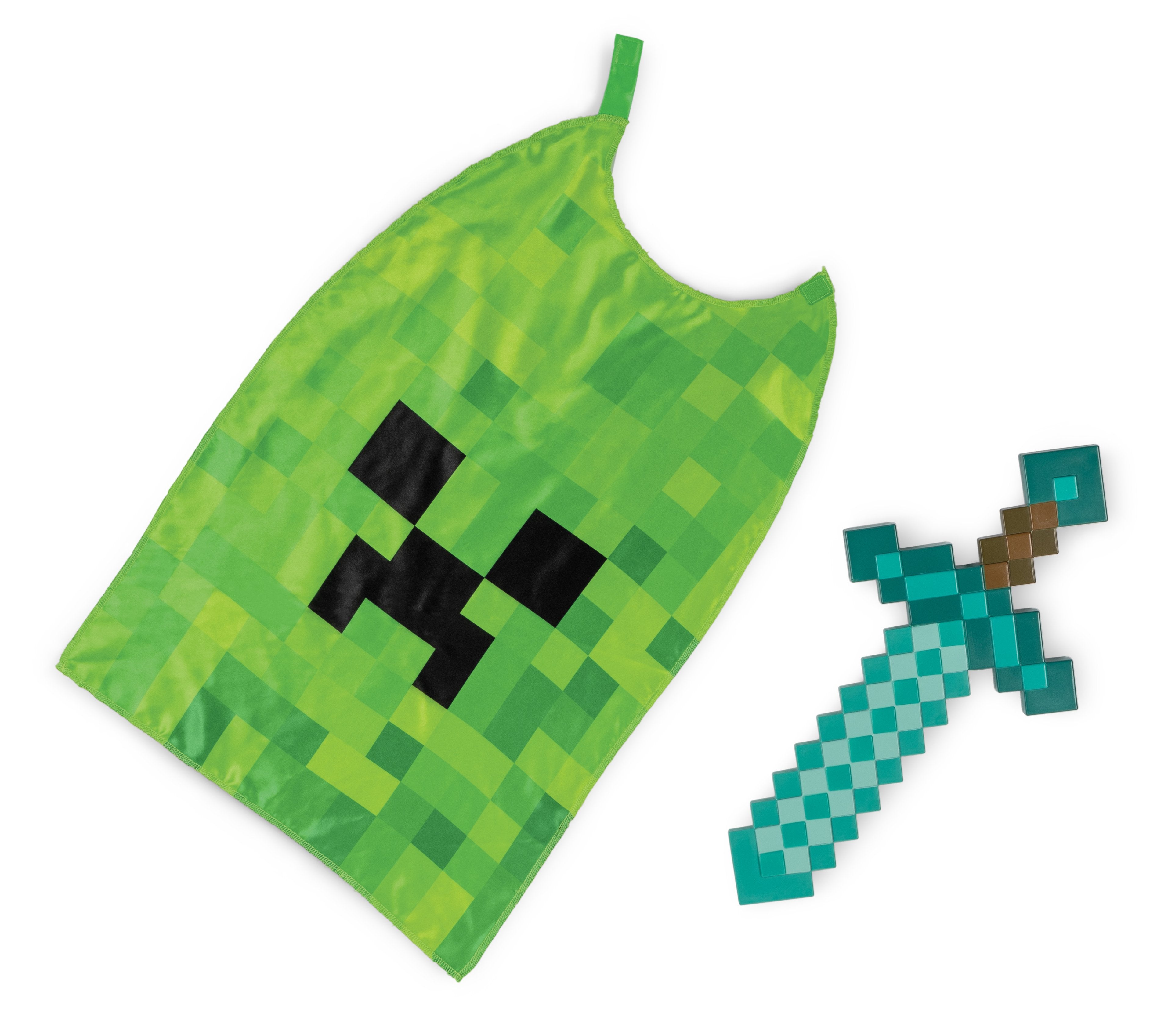 EAN 0192995156234 - Disguise Diamond Sword & Creeper Cape Armas y armadura para disfraz Niño Cualquier género imagen 3