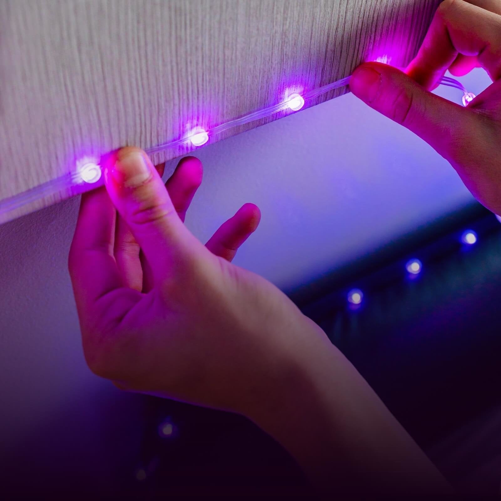 Twinkly Dots 60l Rgb 3m Schwarz Usb Anschluss Für Innen Ip20