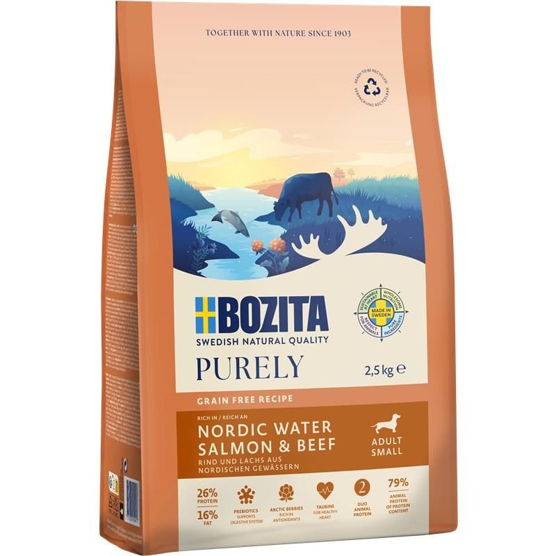 EAN 7311030450417 - Bozita 9117382 comida seca para perros 2,5 kg Adulto Ternera, Salmón imagen 1