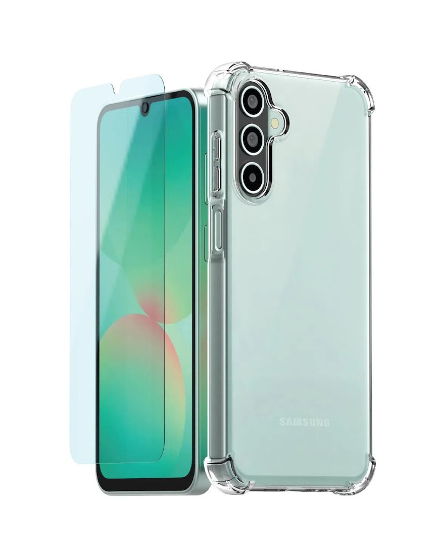 Transparent Case + Tempered Gla