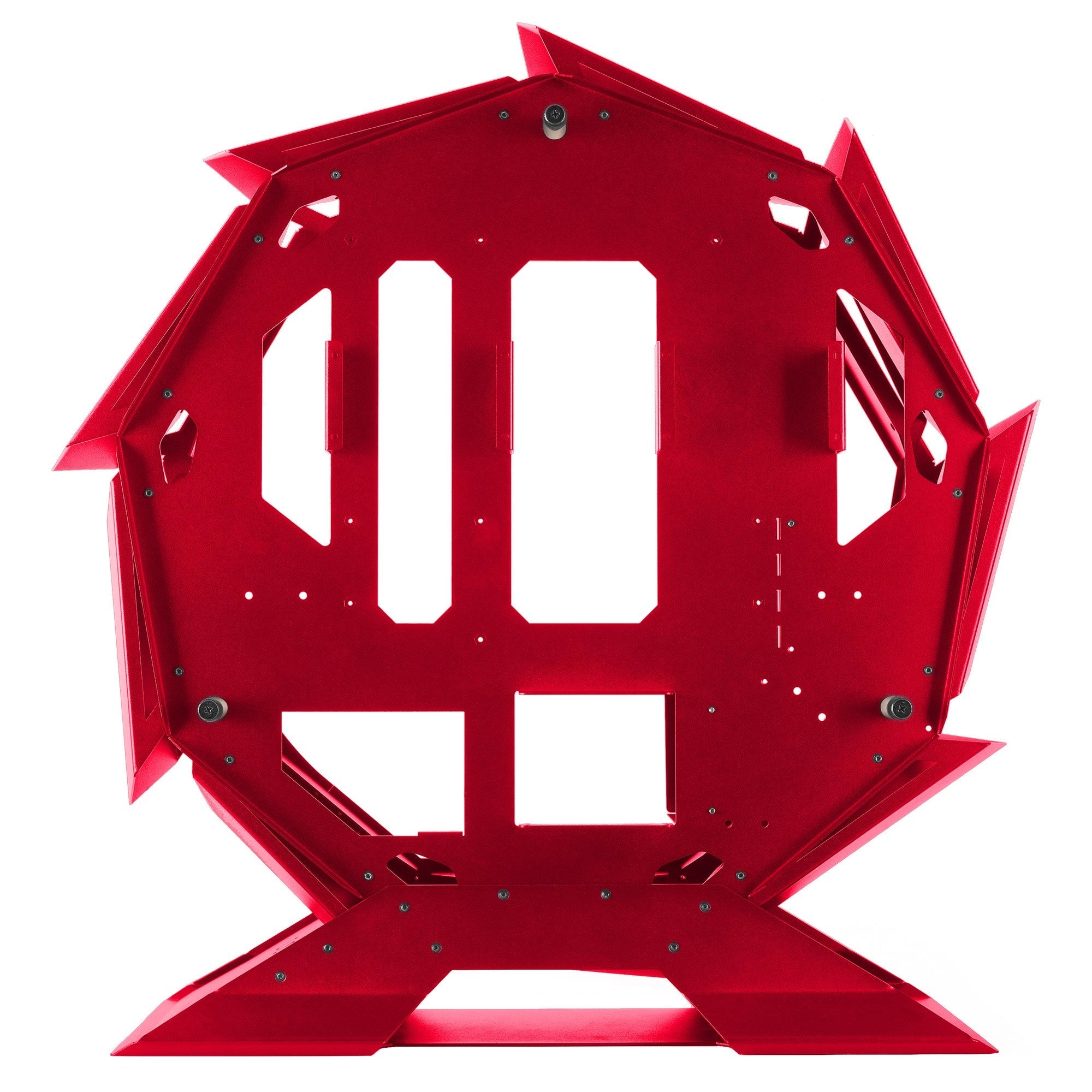 Caja Gaming Torre Circular Mars Gaming Mcorb Rojo