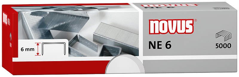 Novus Grapas Ne 6 Para Grapadoras Eléctricas Caja -5000u-