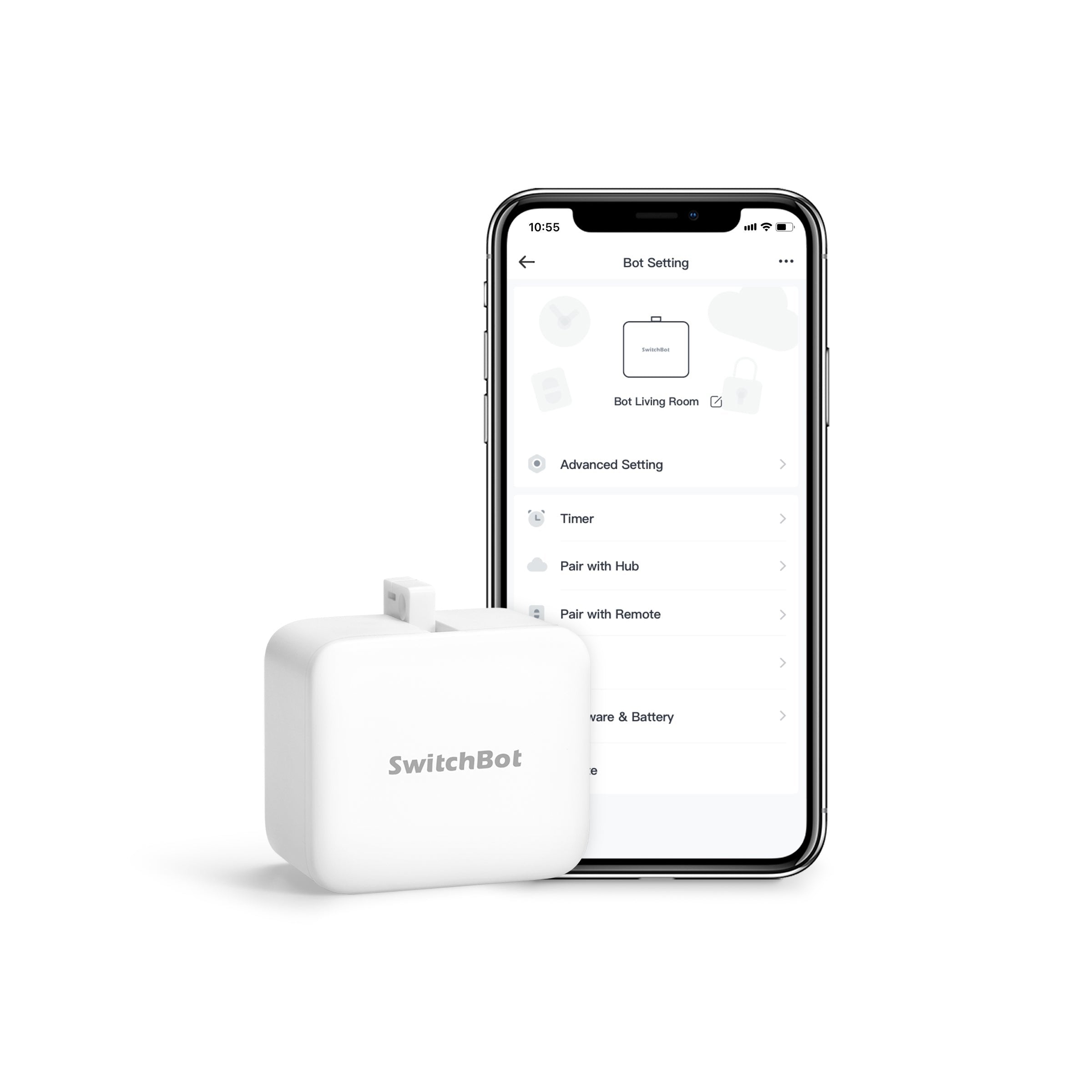 EAN 0850037096596 - SwitchBot Smart Bot Pulsador de interruptor inteligente imagen 3